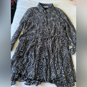 Zara print dress XL